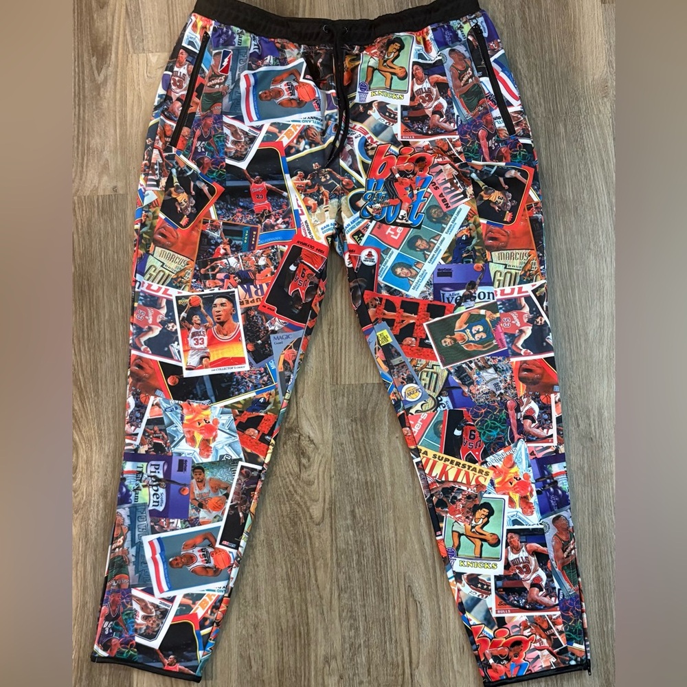 NEW! Post Game Basketball Legends Athletic Pants-Michael Jordan, Kareem, Pippen